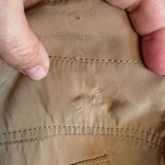 NWT Max Studio size 8 pants 85% rayon, 15%, polyester, side pockets, tan - Picture 13 of 13